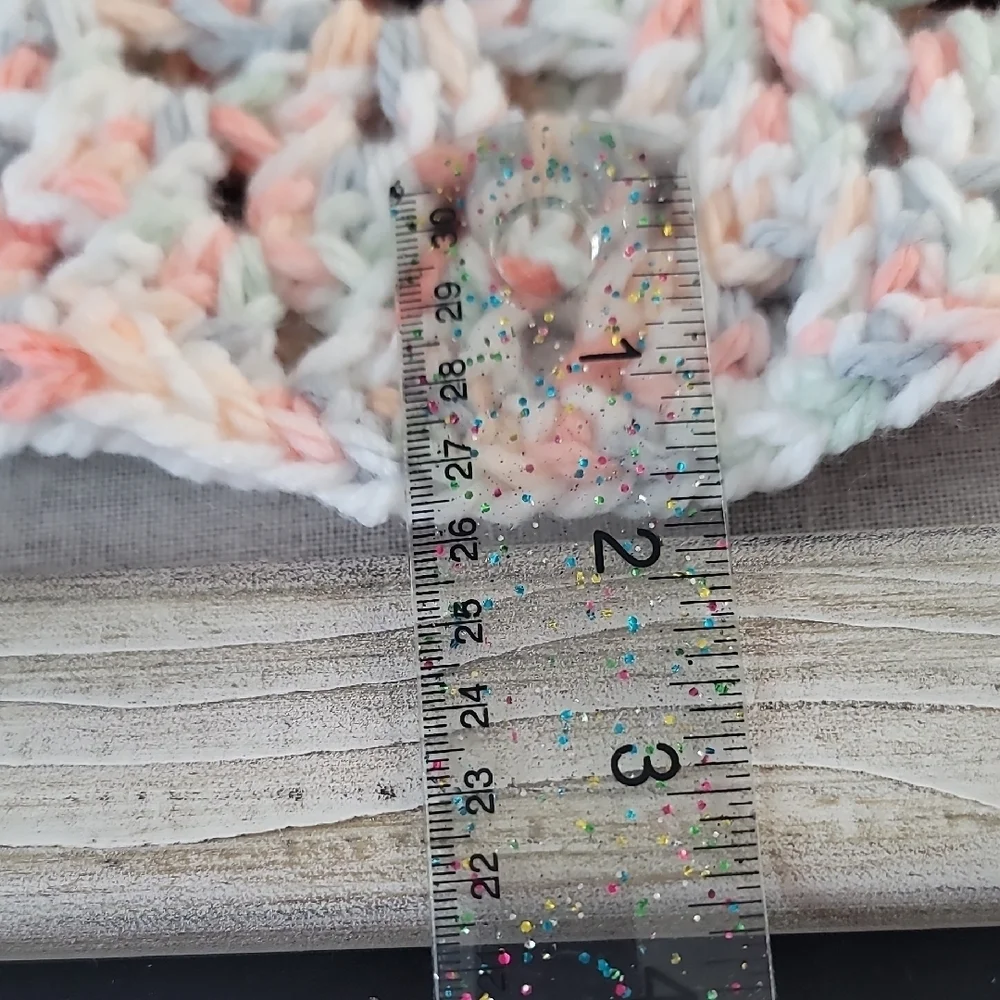 Hand crochet Granny Square Multicolor Bucket Hat